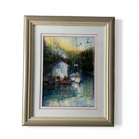 Abbotsford Artist - Inlet Watercolor Painting