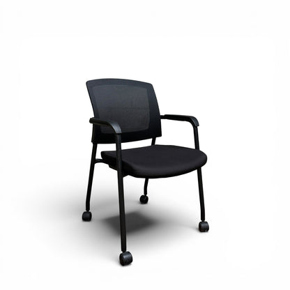 Aero Stackable Guest Chair on Wheels (x1)