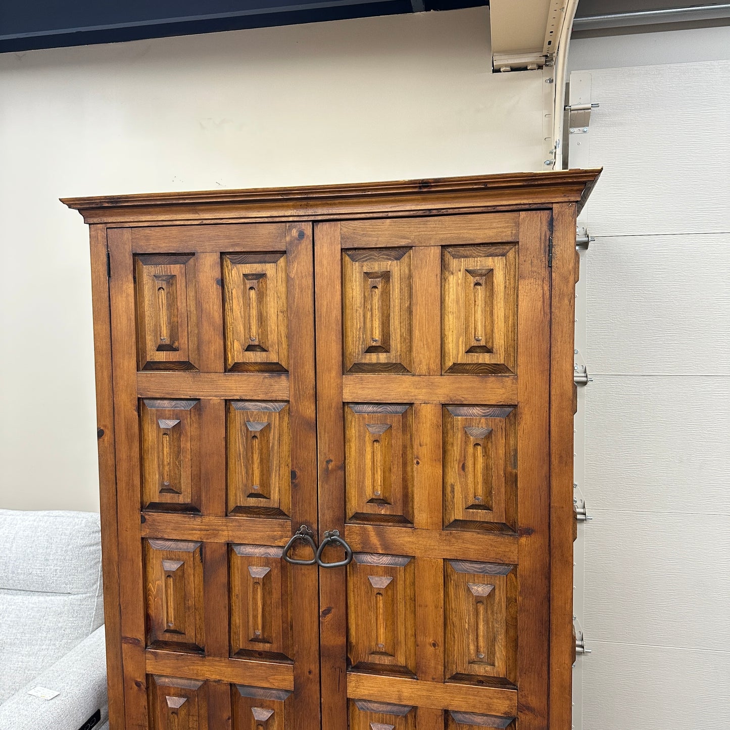 Spanish Style Colonial Solid Wood Armoire