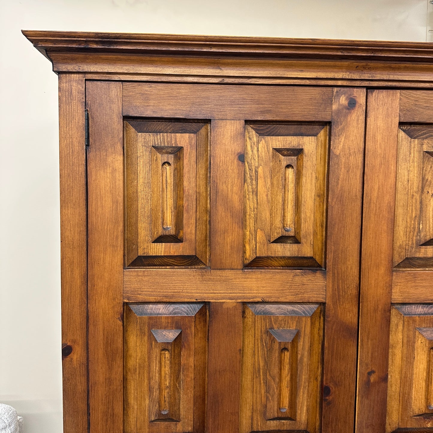 Spanish Style Colonial Solid Wood Armoire