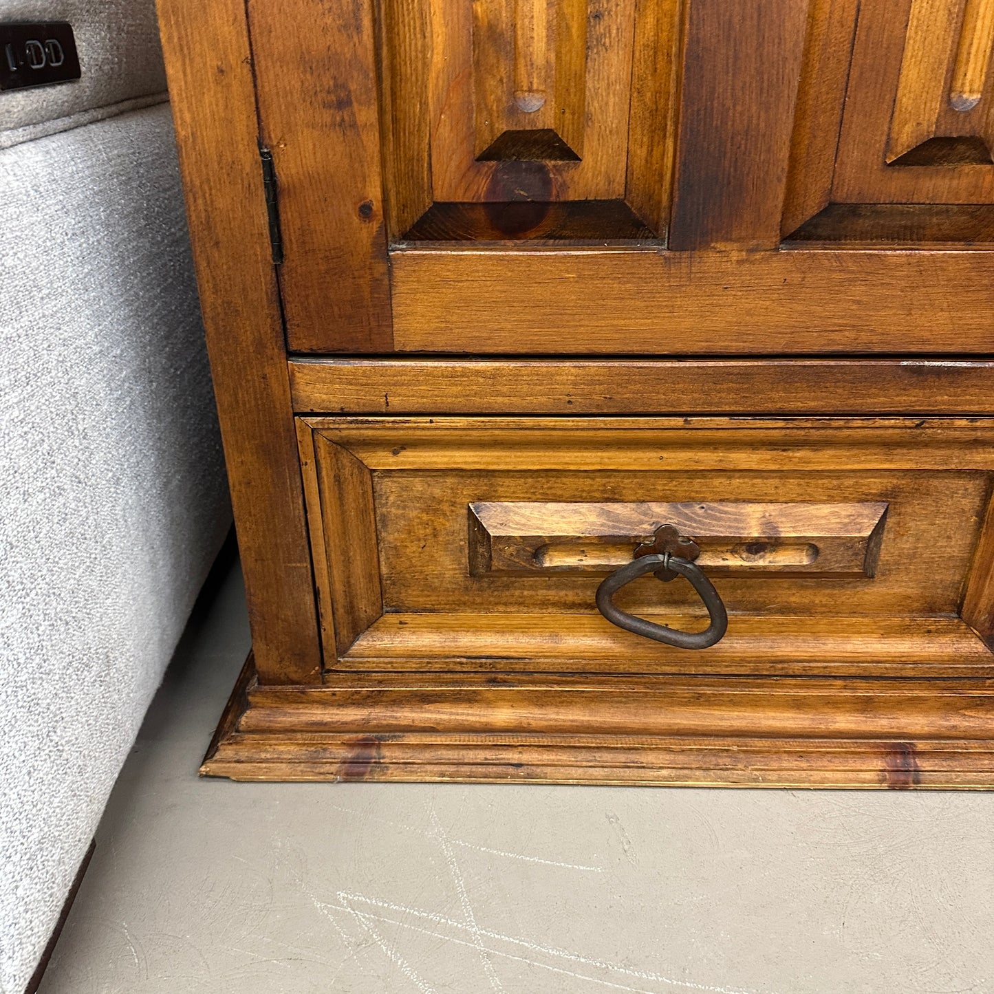 Spanish Style Colonial Solid Wood Armoire