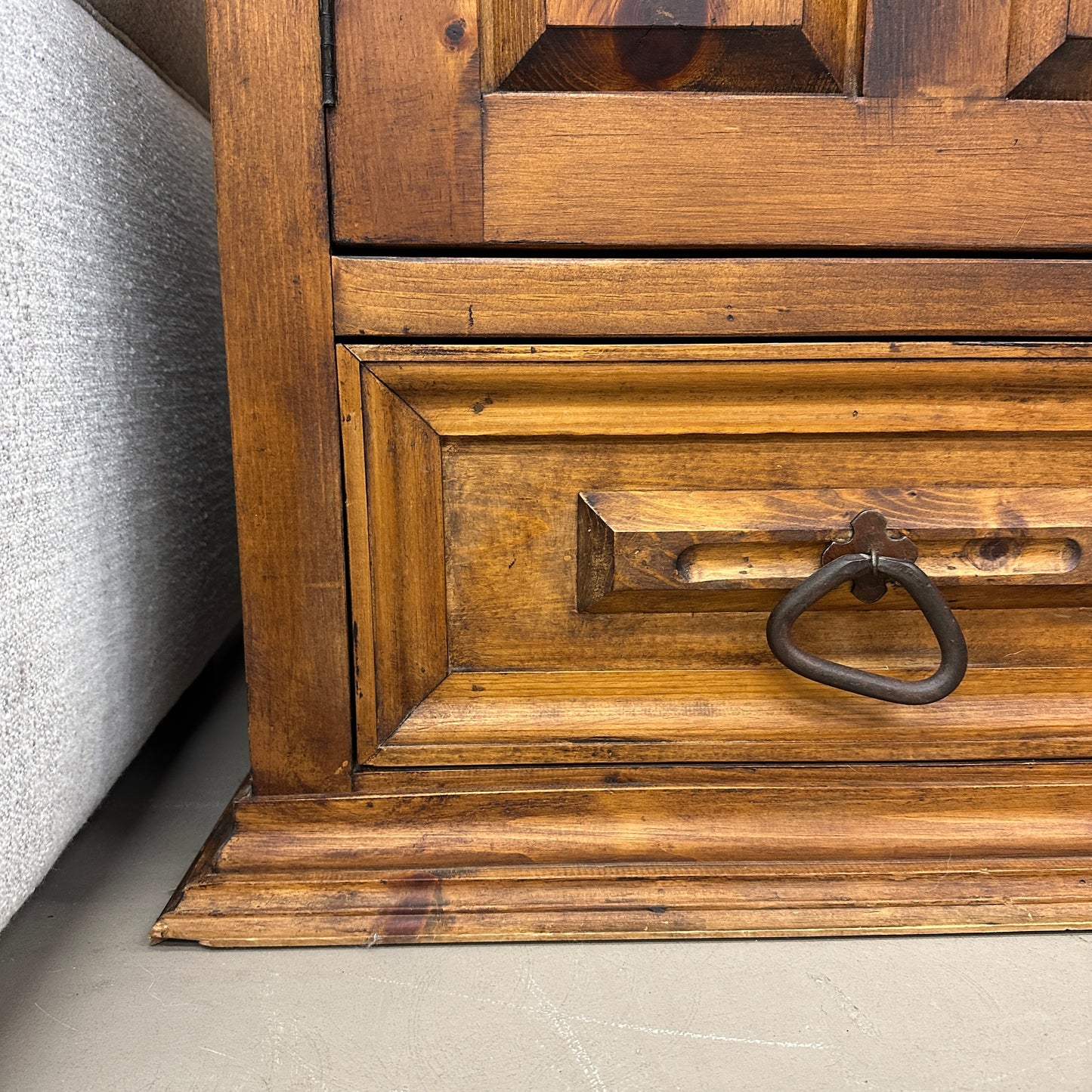 Spanish Style Colonial Solid Wood Armoire