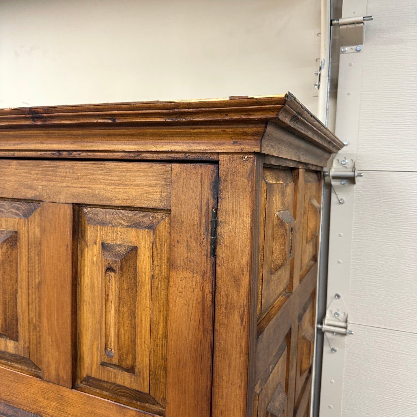 Spanish Style Colonial Solid Wood Armoire