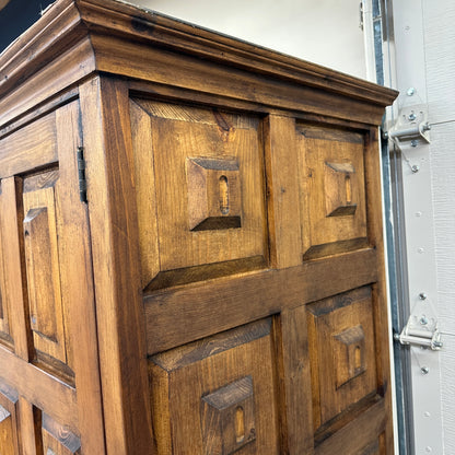 Spanish Style Colonial Solid Wood Armoire