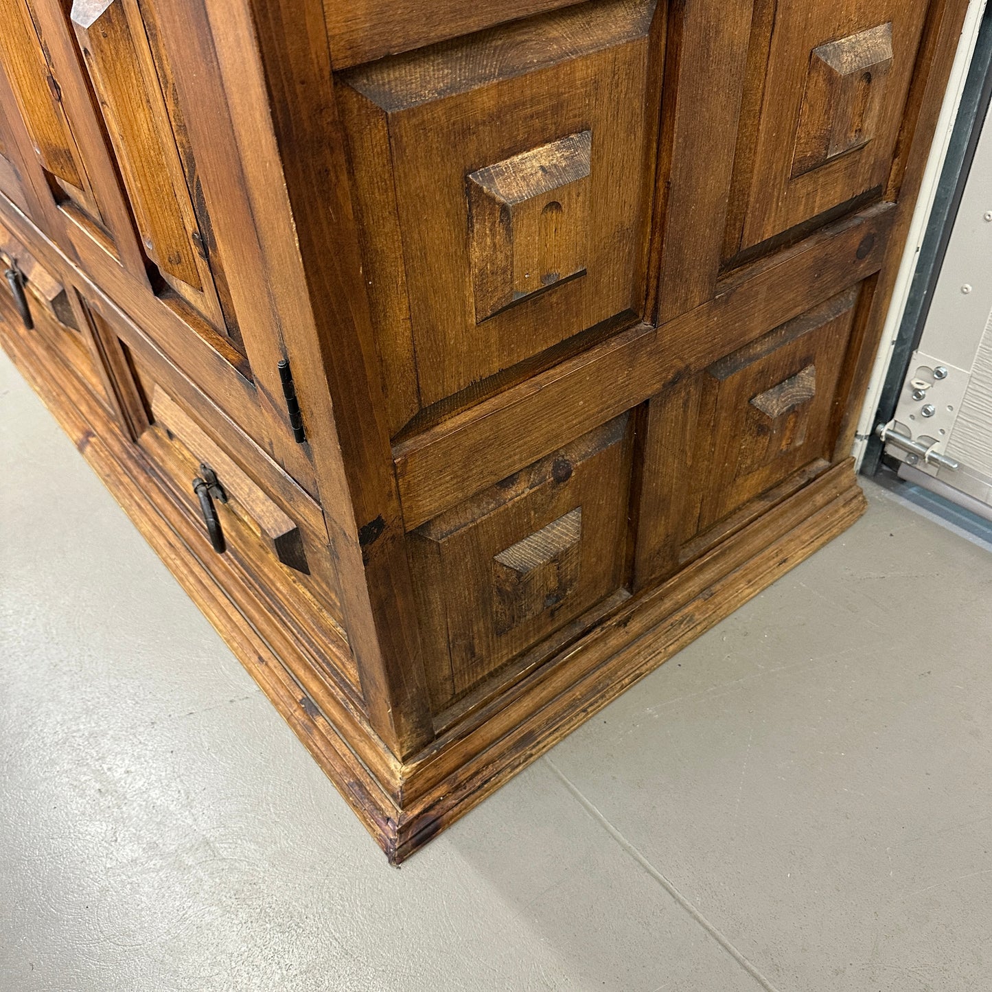 Spanish Style Colonial Solid Wood Armoire