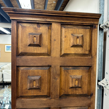 Spanish Style Colonial Solid Wood Armoire