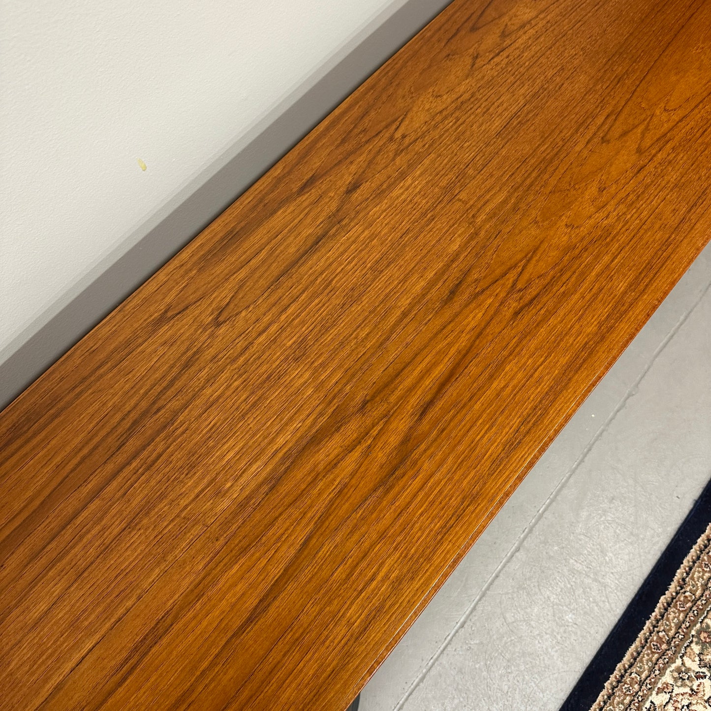 Mid-Century Modern Teak 9 Drawers Dresser