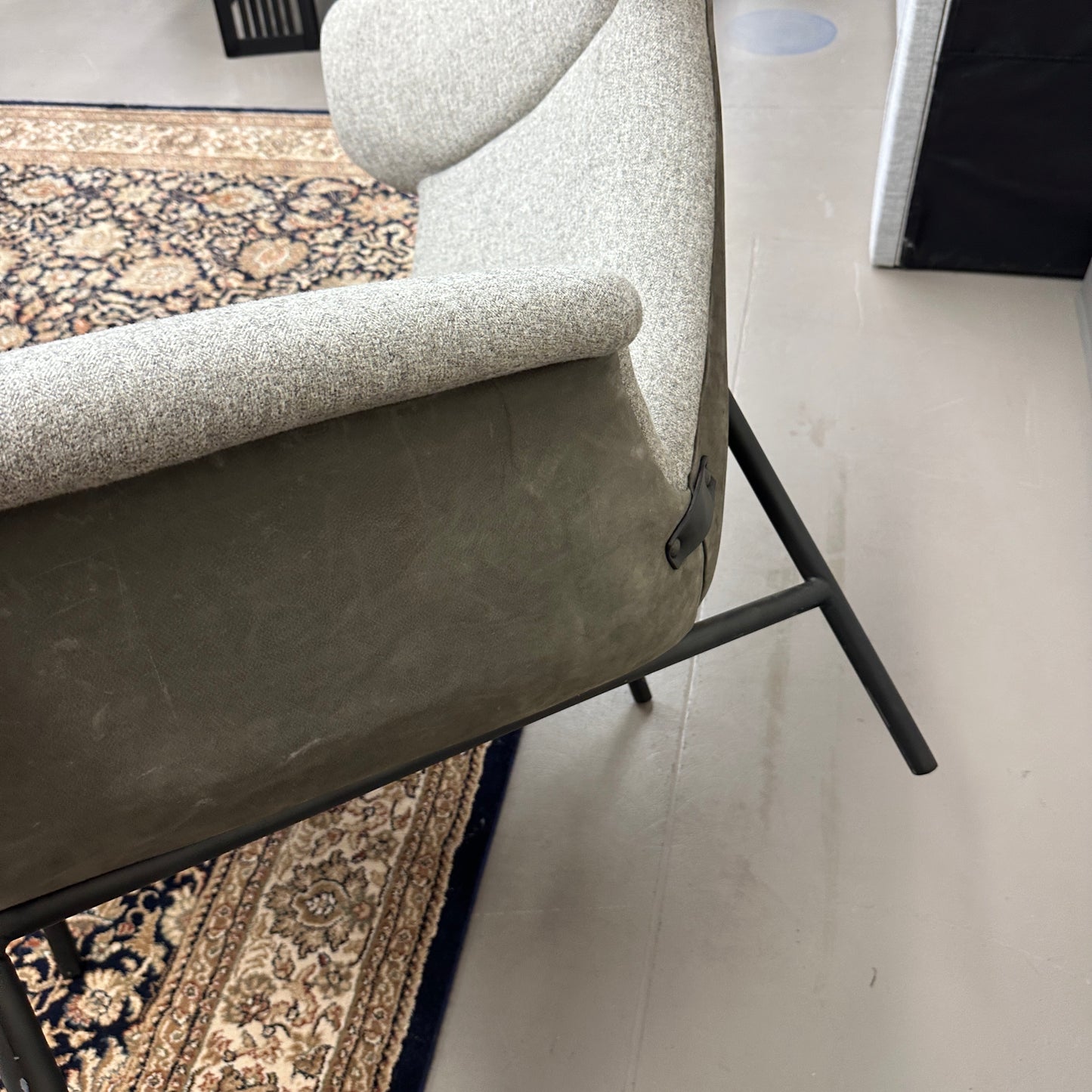 Anson Grey Chair - Nubuck by Four Hands