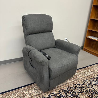 Dark Grey Lift Recliner Chair