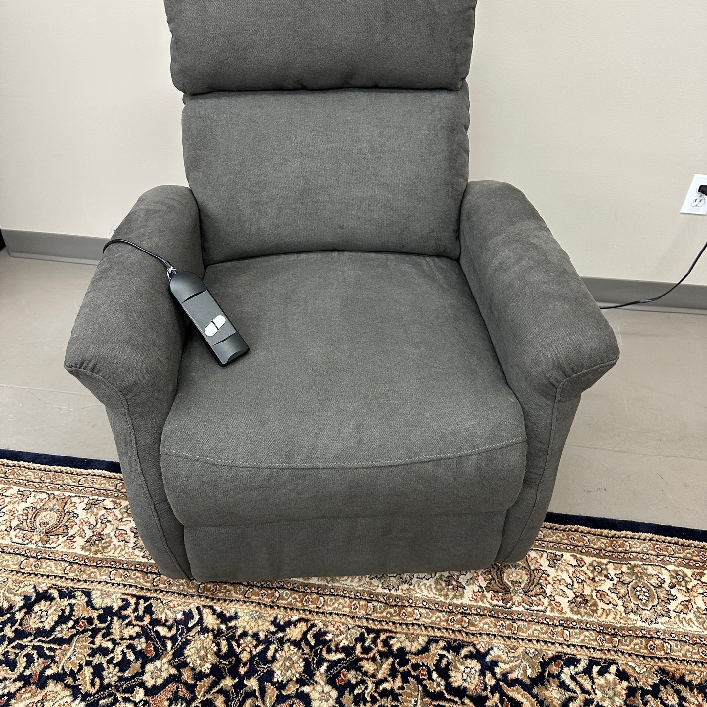 Dark Grey Lift Recliner Chair