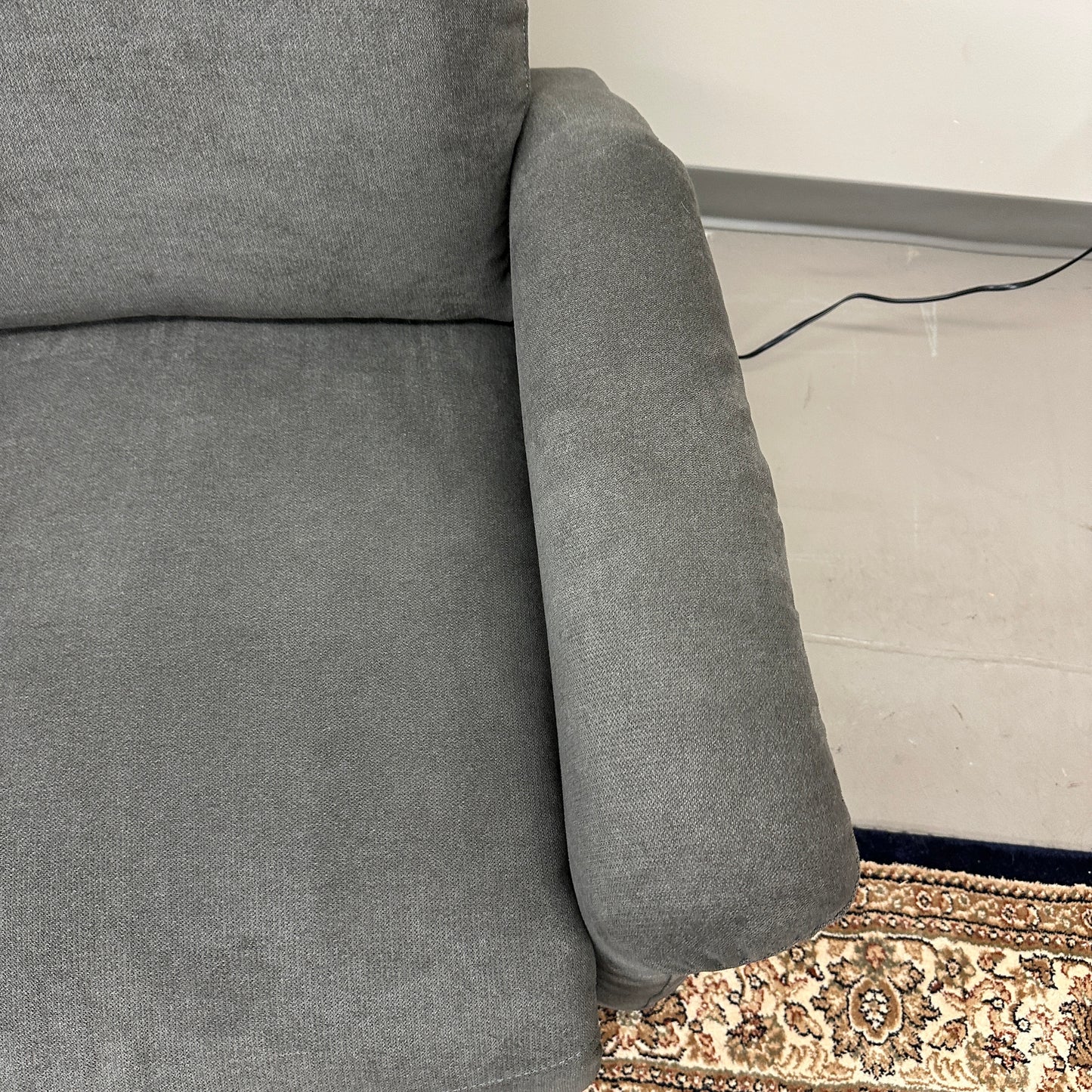 Dark Grey Lift Recliner Chair