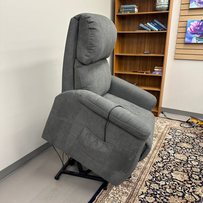 Dark Grey Lift Recliner Chair