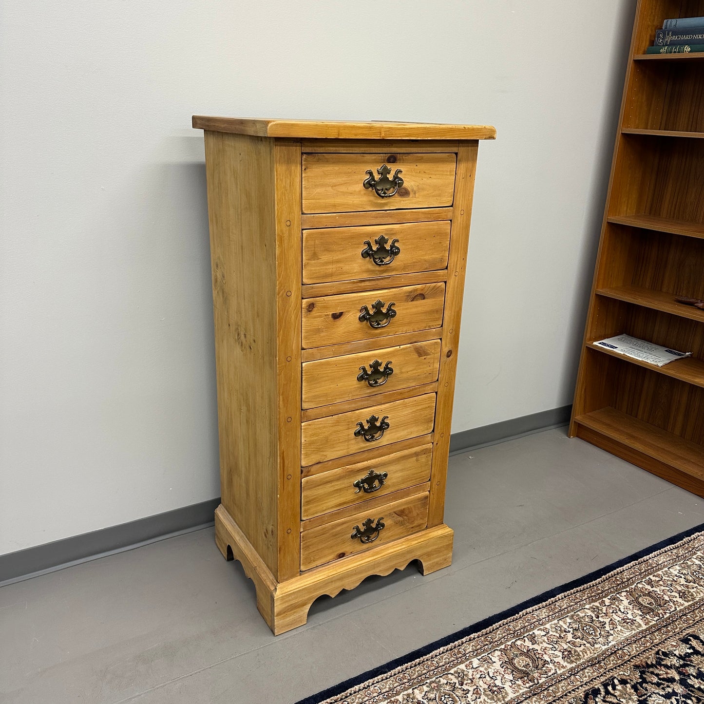 Vintage Tall 7 Drawers Dresser