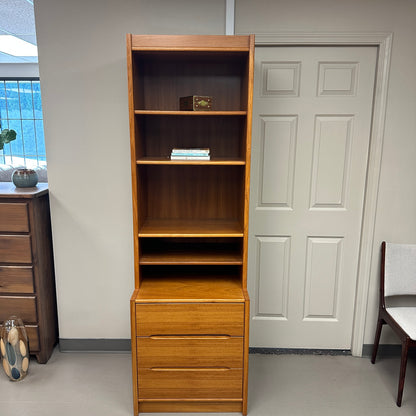 Mid-Century Danish Bookcase - 2 pieces