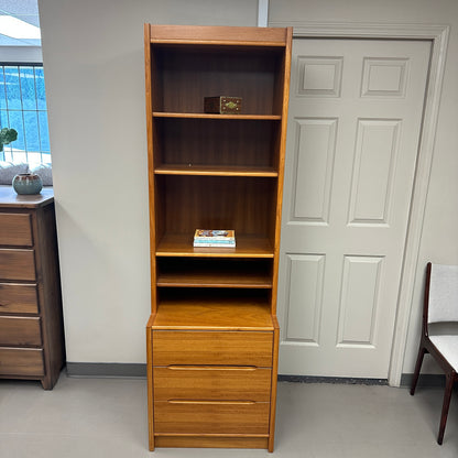 Mid-Century Danish Bookcase - 2 pieces