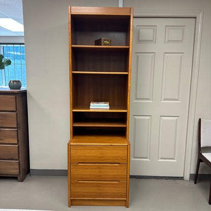 Mid-Century Danish Bookcase - 2 pieces