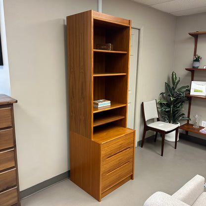 Mid-Century Danish Bookcase - 2 pieces