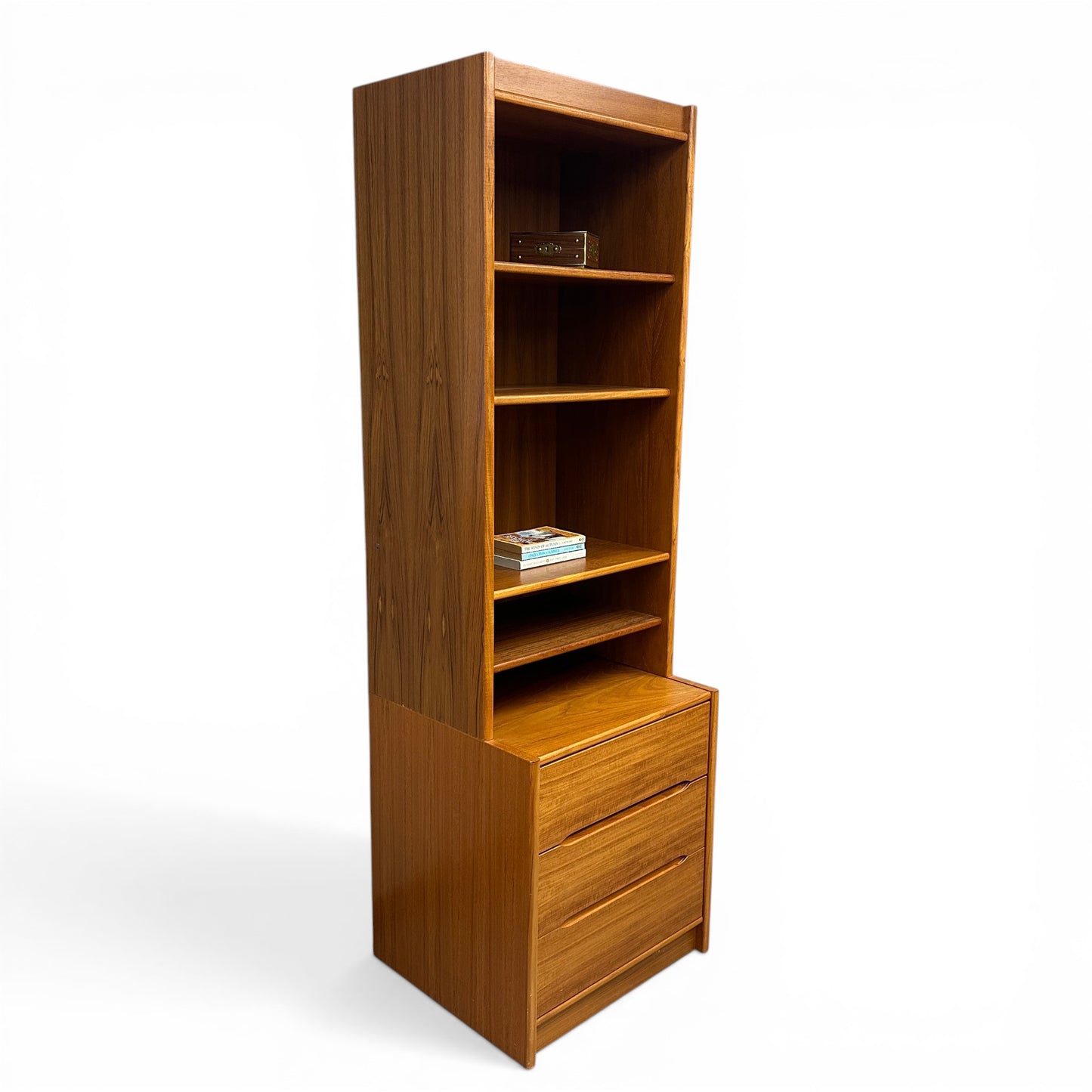 Mid-Century Danish Bookcase - 2 pieces