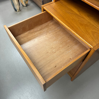 Mid-Century Danish Bookcase - 2 pieces