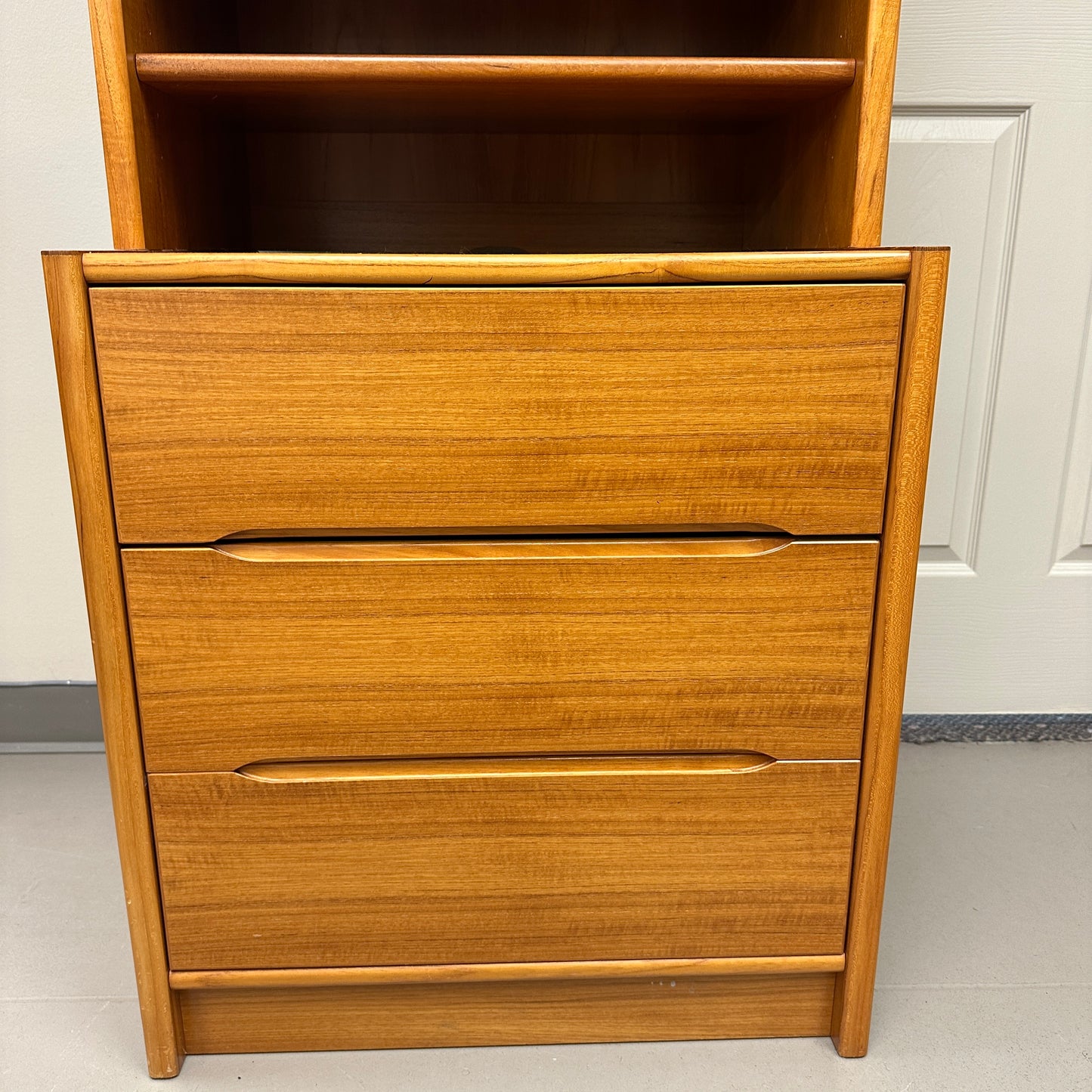 Mid-Century Danish Bookcase - 2 pieces