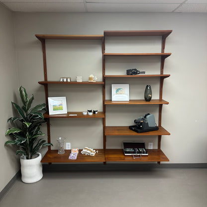 1960s Mid-Century Modern Danish Teak Wall Unit