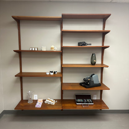 1960s Mid-Century Modern Danish Teak Wall Unit