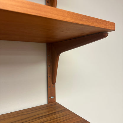 1960s Mid-Century Modern Danish Teak Wall Unit
