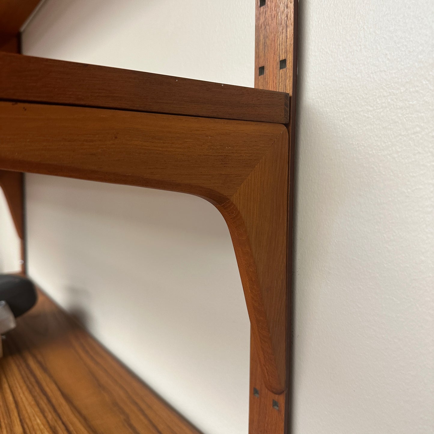 1960s Mid-Century Modern Danish Teak Wall Unit
