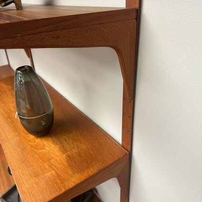1960s Mid-Century Modern Danish Teak Wall Unit