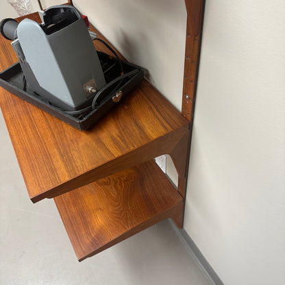 1960s Mid-Century Modern Danish Teak Wall Unit