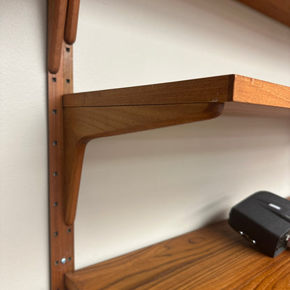 1960s Mid-Century Modern Danish Teak Wall Unit