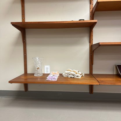 1960s Mid-Century Modern Danish Teak Wall Unit