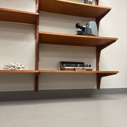 1960s Mid-Century Modern Danish Teak Wall Unit