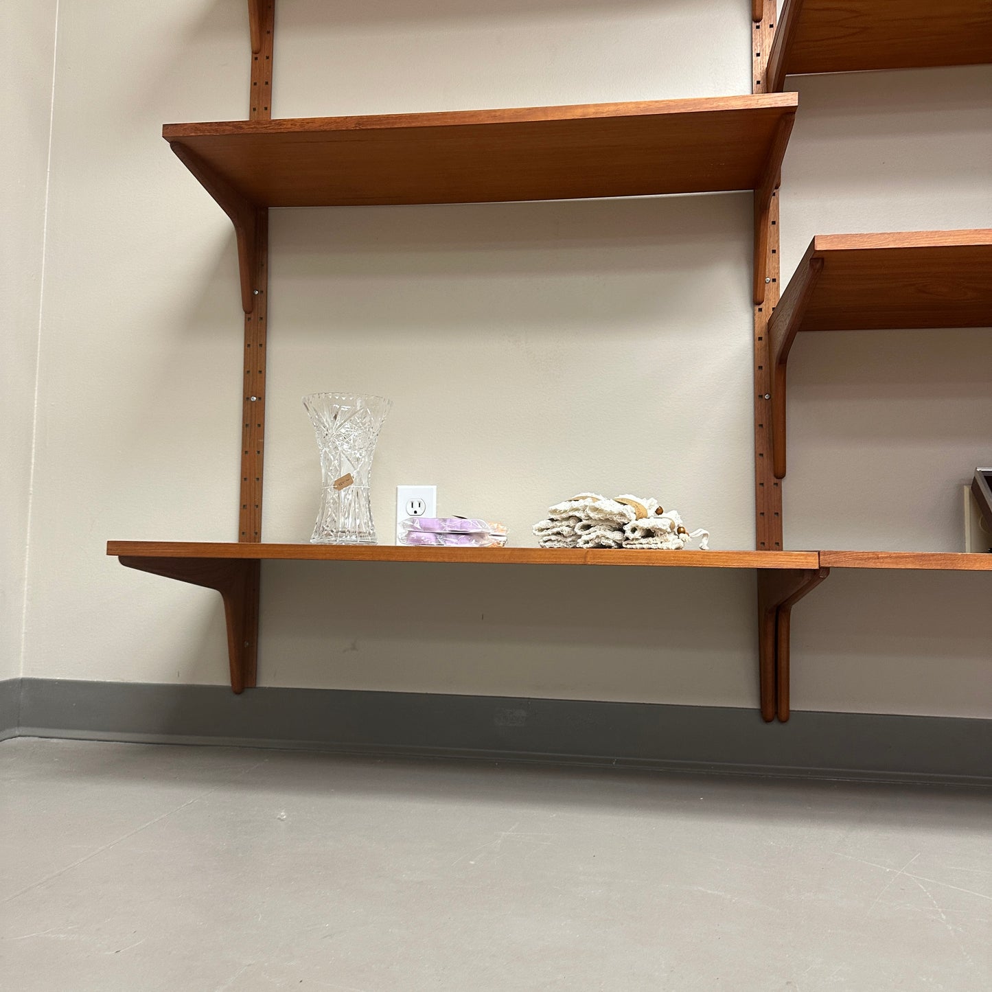 1960s Mid-Century Modern Danish Teak Wall Unit