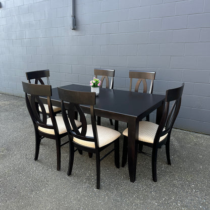 Canadel Quickship Gray 7-Piece Dining Set