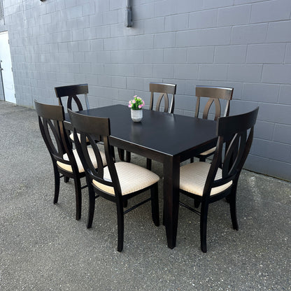 Canadel Quickship Gray 7-Piece Dining Set