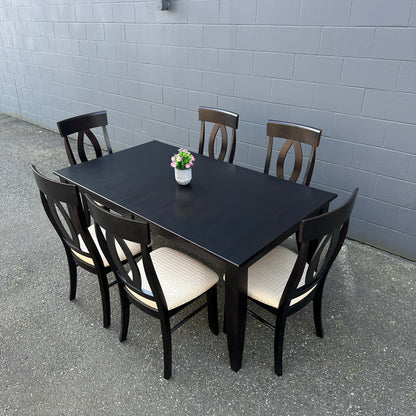 Canadel Quickship Gray 7-Piece Dining Set