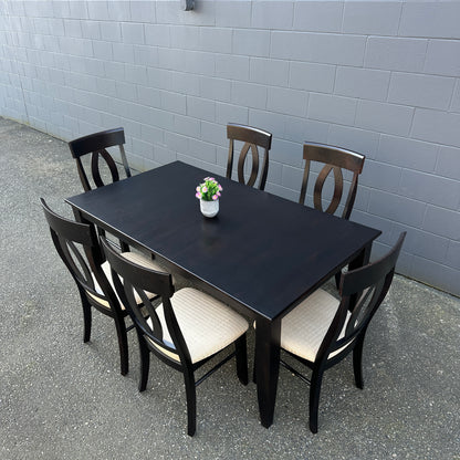 Canadel Quickship Gray 7-Piece Dining Set