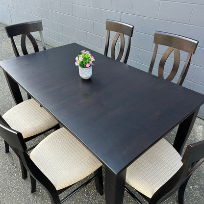 Canadel Quickship Gray 7-Piece Dining Set