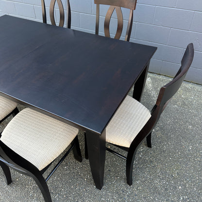 Canadel Quickship Gray 7-Piece Dining Set