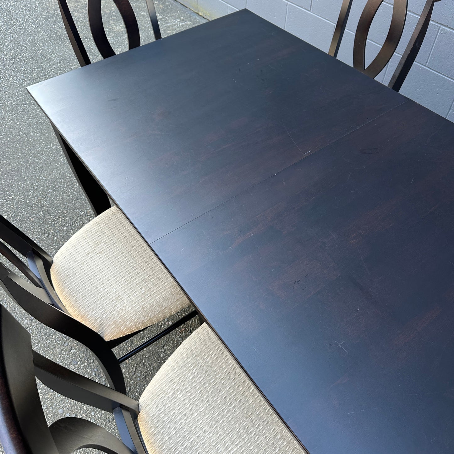 Canadel Quickship Gray 7-Piece Dining Set