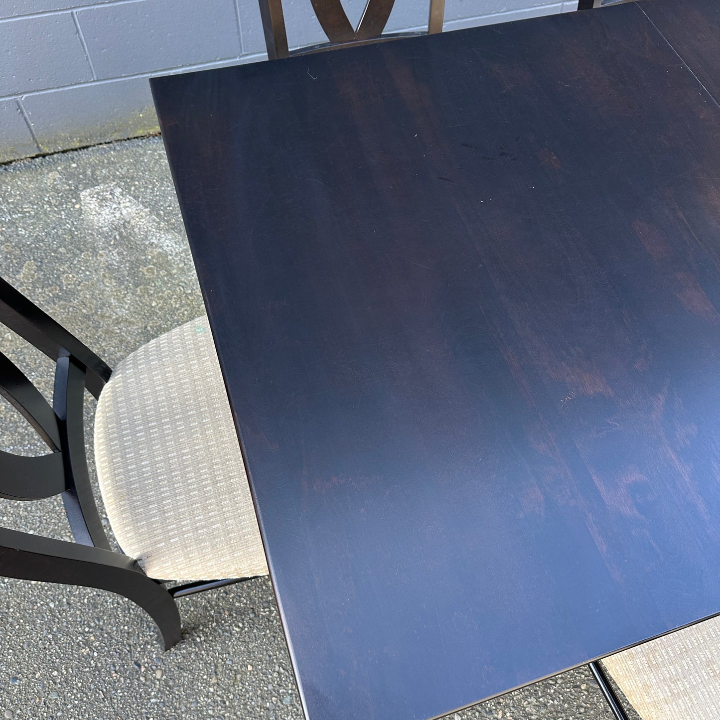 Canadel Quickship Gray 7-Piece Dining Set