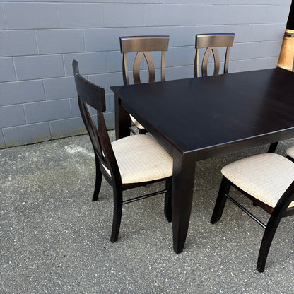 Canadel Quickship Gray 7-Piece Dining Set