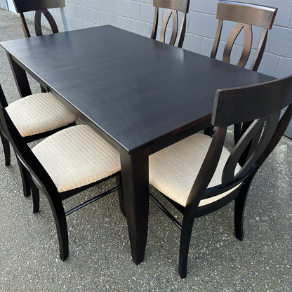 Canadel Quickship Gray 7-Piece Dining Set