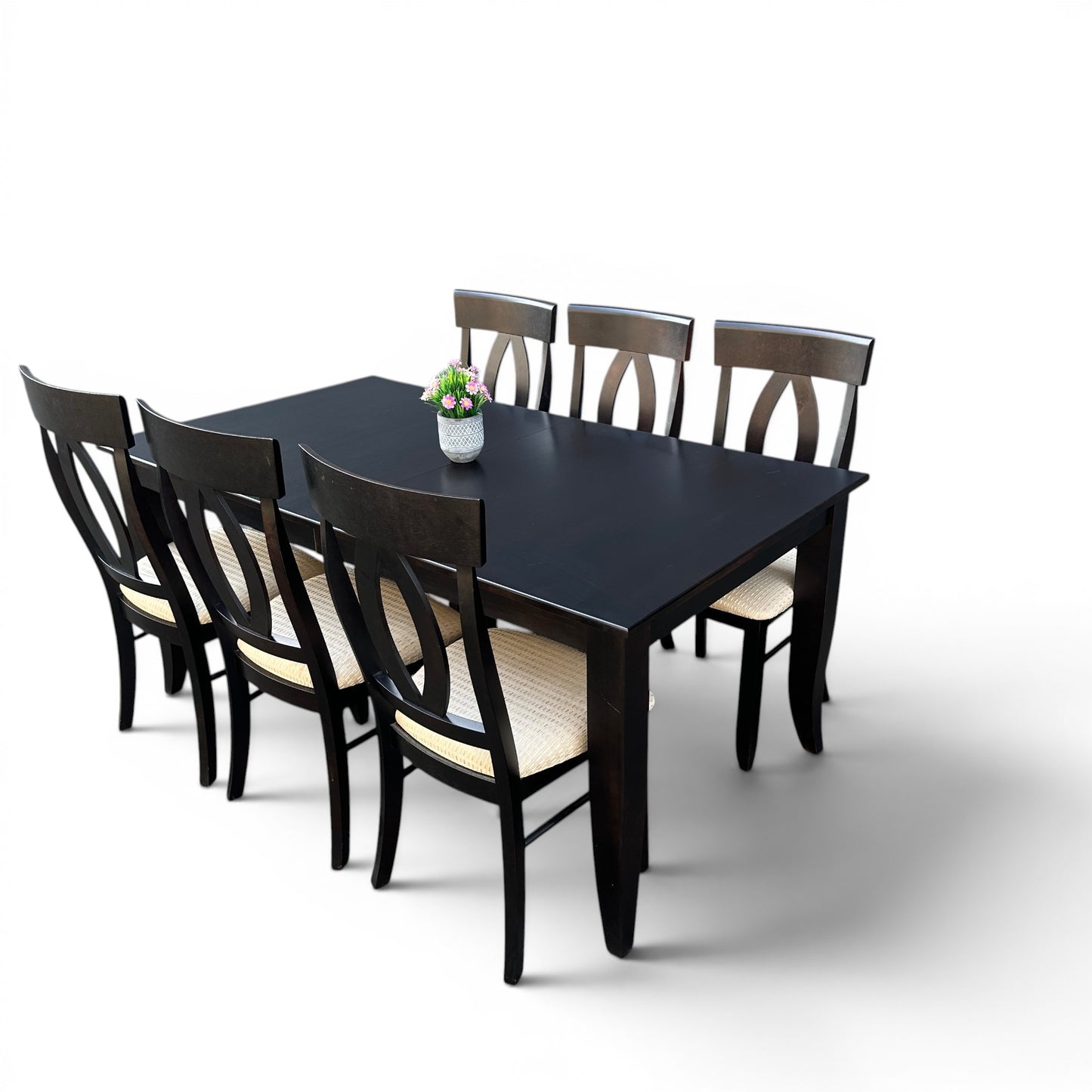 Canadel Quickship Gray 7-Piece Dining Set