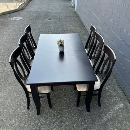 Canadel Quickship Gray 7-Piece Dining Set