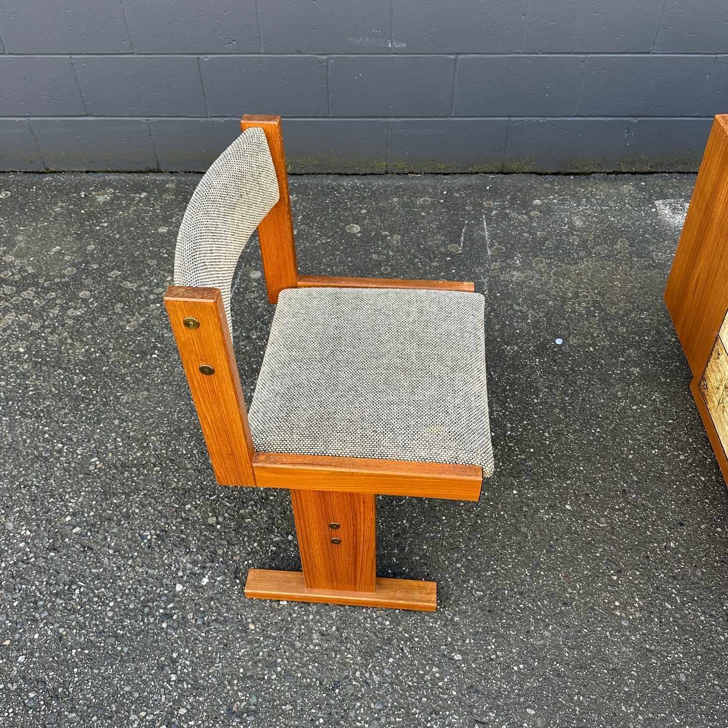 Rare MCM Danish Teak & Tile Dining Set – Poul H. Poulsen for Gangsø Møbler (7-Piece)