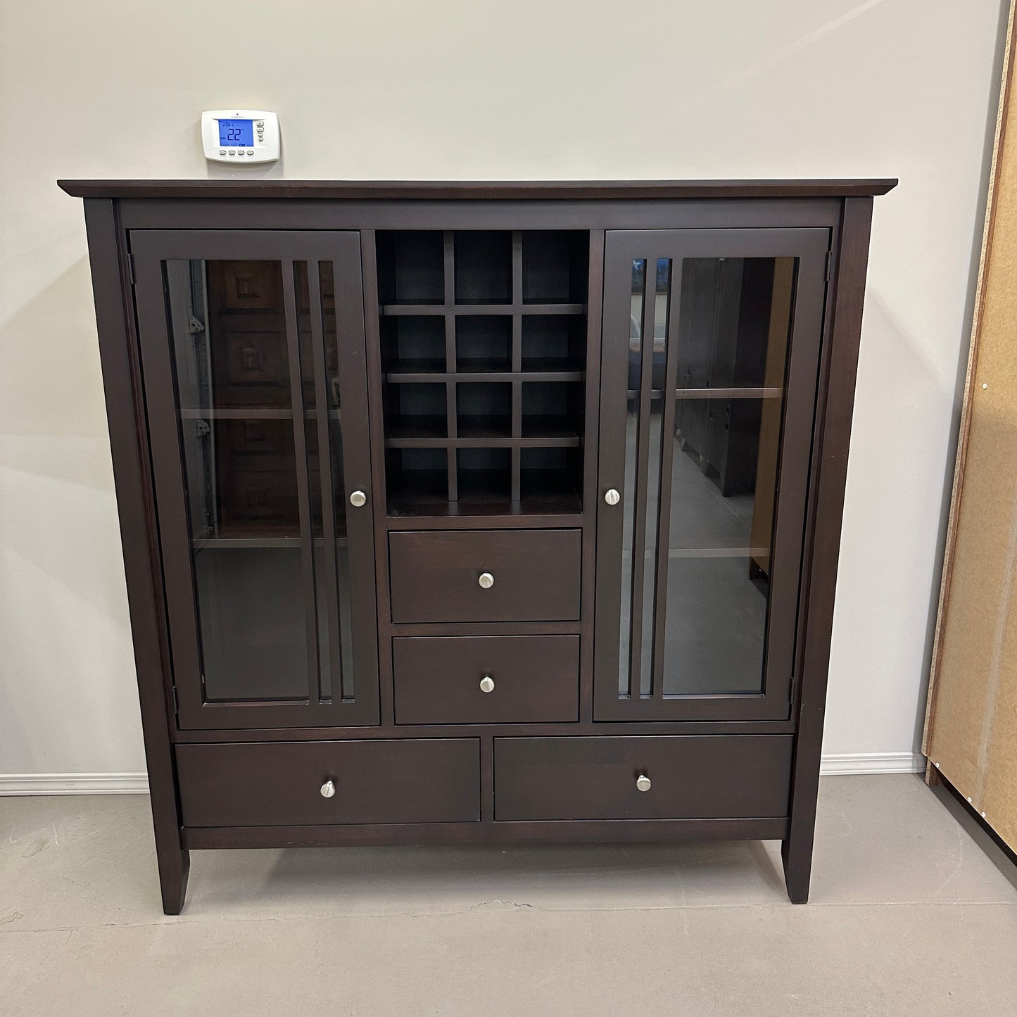 Fusion Sideboard Winerack - Solid Wood