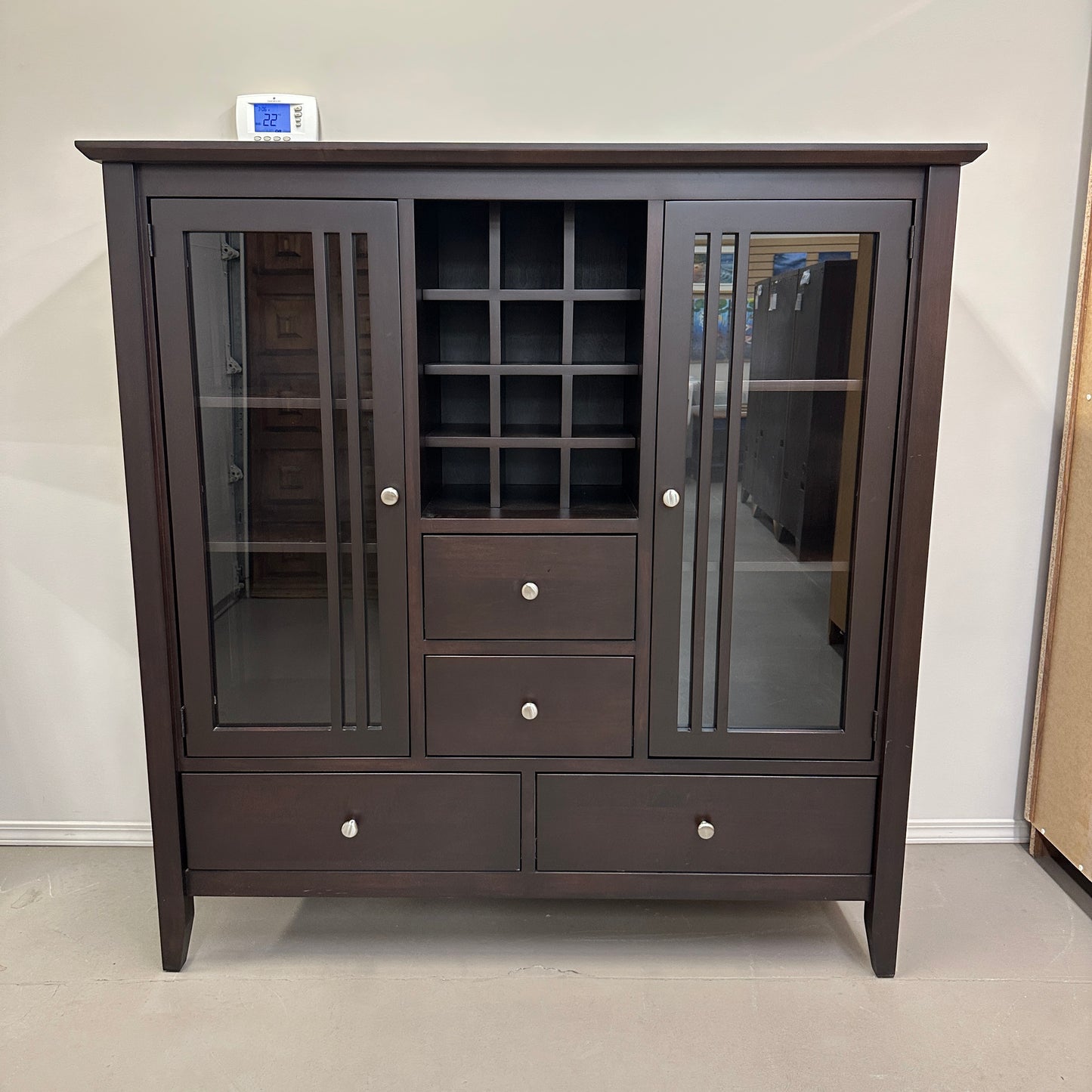 Fusion Sideboard Winerack - Solid Wood