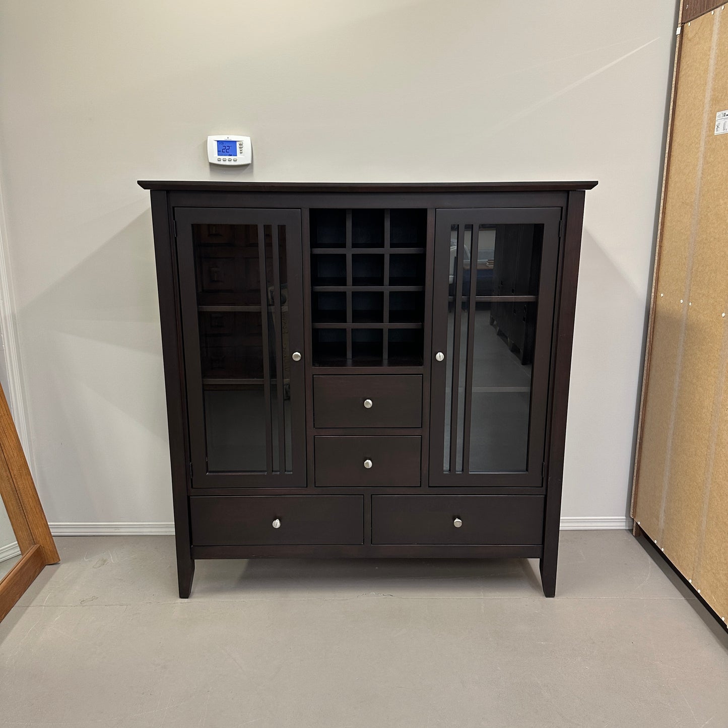 Fusion Sideboard Winerack - Solid Wood